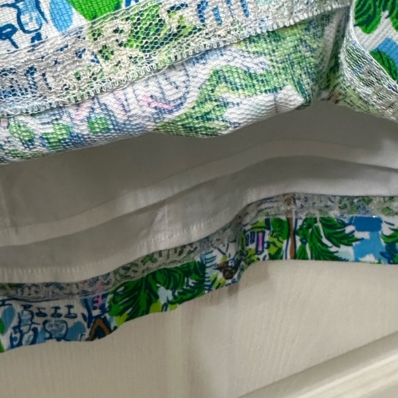 Lilly Pulitzer Mila Shift Dress in Sprout Green Lilly on Holiday Size 12 EUC - Picture 10 of 15